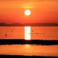 サロマ湖の夕日絶景スポット　キムアネップ岬